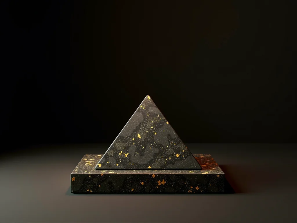 Piramide su base in resina Life Rocks (placeholder)
