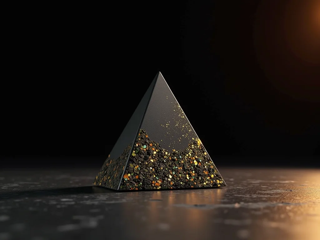 Piramidi in resina Life Rocks — linea luxury artigianale